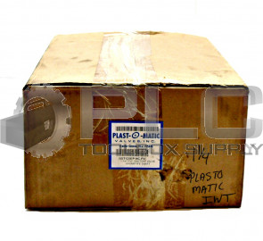 NEW PLAST-O-MATIC BST125EP-NC-PV 1-1/4" PVC SHUTOFF VALVE EPDM/PFTE SHAFT