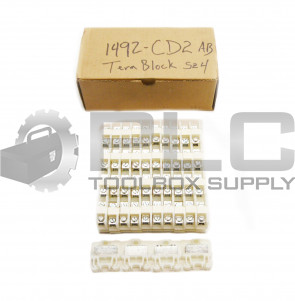 NEW LOT OF 44 ALLEN BRADLEY 1492-CD2 TERMINAL BLOCK