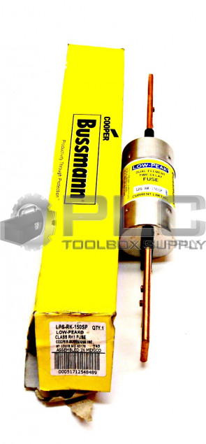 NEW BUSSMANN LPS-RK-150SP LOW PEAK DUAL ELEMENT TIME DELAY FUSE