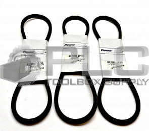 LOT OF 3 NEW POWER SPAN 4L380 V BELTS 