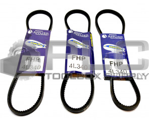 LOT OF 3 NEW GOODYEAR 4L340 V BELTS