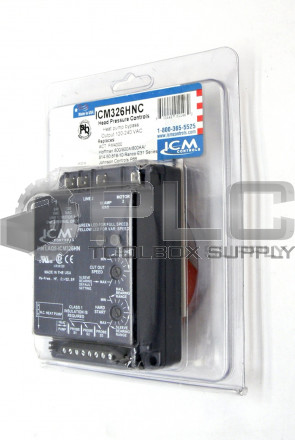 NEW ICM CONTROLS ICM326HNC HEAD PRESSURE CONTROLS OUTPUT 120-240VAC 