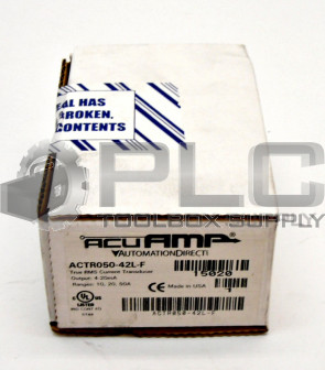 NEW AUTOMATION DIRECT ACTR050-42L-F ACUAMP AC CURRENT TRANSDUCER FIXED CORE 
