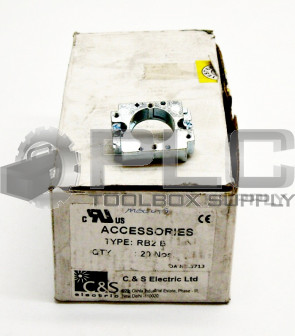 BOX OF 20 NEW SHAMROCK CONTROLS RB2-B MOUNTING BEZEL COLLAR RB2B