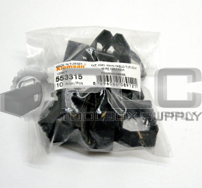 BAG OF 10 NEW KLEMSAN 553315 WIRE RETAINER 40X40