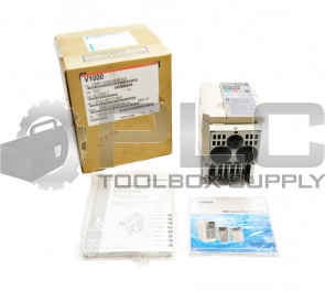 NEW YASKAWA ELECTRIC CIMR-VU4A0005FAA REV.D DRIVE V1000 NEMA ENCLOSURE 3HP