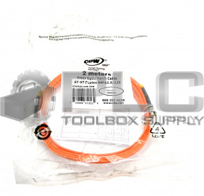 NEW CDW STST625-02M-CDW FIBER OPTIC PATCH CABLE STST62502MCDW