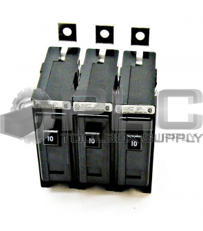 LOT OF 3 NEW CUTLER HAMMER BA110 CIRCUIT BREAKER 120/240V BA 1 POLE 10 AMP