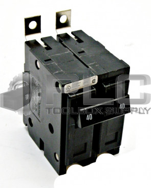 NEW CUTLER HAMMER QBHW2040 CIRCUIT BREAKER 40AMP 2POLE 120/240VAC BOLT-ON