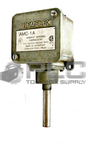 CHEMELEX AMC1A TEMPERATURE CONTROLLER 22AMP 125-250-480V SP-DT