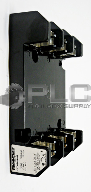 NEW MARATHON SPECIAL PRODUCTS 6F30A3SP FUSE BLOCK 30AMP 3POLE 600VAC CLASS H 