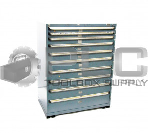 ROUSSEAU 10 DRAWER TOOLBOX H 60" X L 47" X W 29"