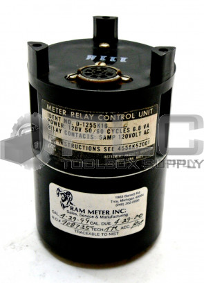 GENERAL ELECTRIC D-1255K16-716 METER RELAY D1255K16716