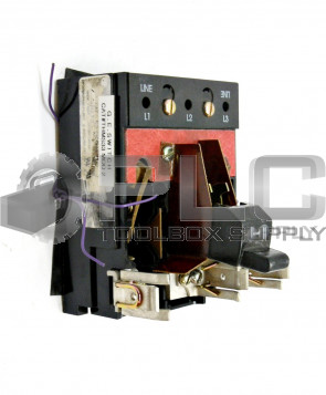 GENERAL ELECTRIC THMS33 MOD2 FUSIBLE DISCONNECT 100AMP 3POLE 600V FLANGE MTD
