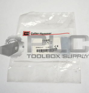 NEW EATON CUTLER HAMMER E30KB152 SHORT BUTTON COVER CLOSE BLACK