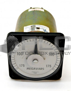 YOKOGAWA 103292AMGG7EAA VARMETER MEGAVARS 175-0-175 SPTW=902.11-0-9.2.11 