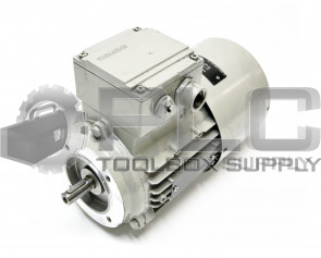 SIEMENS 2LM8005-2NA80 BRAKE MOTOR 3340RPM .83AMP 24V