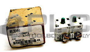 NEW EATON CUTLER HAMMER 10250T2 CONTACT BLOCK 2NO 30.5MM 600VAC