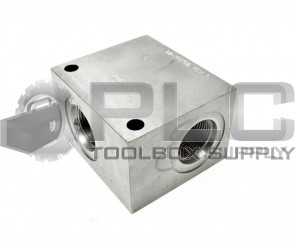 NEW EATON VICKERS 02-175109 REV 1 MANIFOLD 4" X 4" X 2.5"
