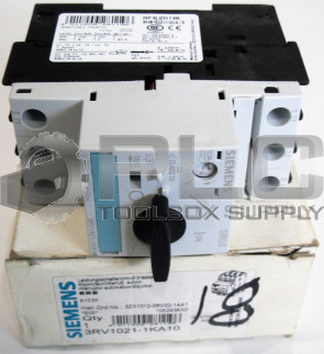 NEW SIEMENS 3RV1021-1KA10 CIRCUIT BREAKER 9-12.5AMP 3POLE 400-690VAC 50/60HZ