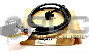 NEW SIMPLEX HYDRAULIC TOOLS HCA6 HOSE IND. GRADE 6 FT. .25" I.D. MALE COUPLER