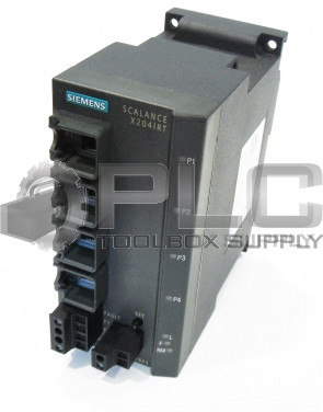 SIEMENS 1P 6GK5204-0BA00-2BA3 SCALANCE X204IRT SIMATIC NET INDUSTRIAL ETHERNET SWITCH