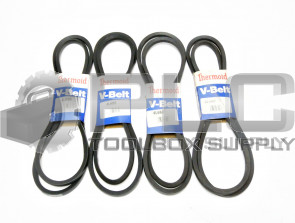 LOT OF 4 NEW THERMOID 4L680 V-BELT 