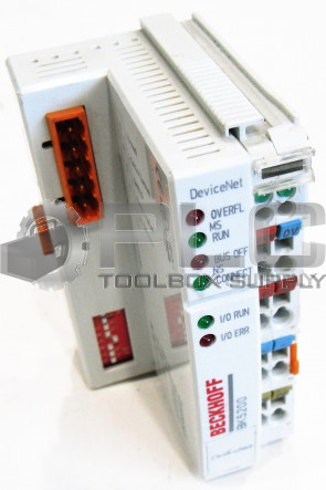 BECKHOFF BK5200 DEVICENET BUS COUPLER FOR UP TO 64 BUS TERMINALS