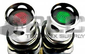 LOT OF 2 ALLEN BRADLEY 800T-PA16 SER. T PUSHBUTTON ILLUMIN W/GUARD 1 GREEN 1 RED