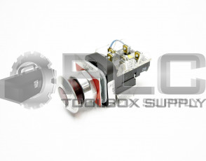 ALLEN BRADLEY 800T-FXQ24RA1 SER /T ILLUMINATED EMERGENCY STOP RED PUSH BUTTON 