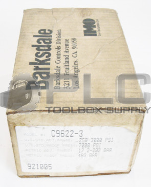 NEW BARKSDALE C9622-3 PISTON SW KB 250-3000 PSI 