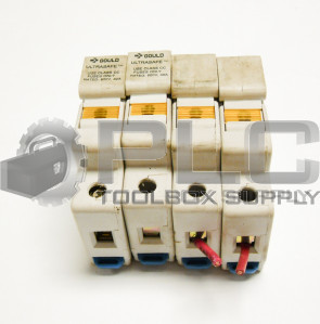 LOT OF 4 GOULD USCC3I  CIRCUIT BREAKER 600V 30 AMP 