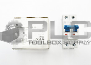NEW ALLEN BRADLEY 1492-SPM2D050 CIRCUIT BREAKER 5A 2POLE SER D