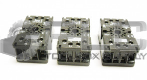 NEW LOT OF 3 CARLO GAVAZZI ZPD 8  RELAY SOCKET 