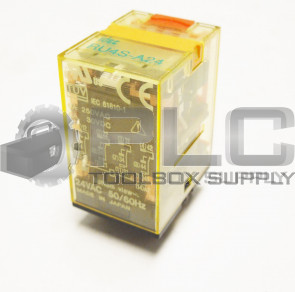 NEW IDEC RU4S-A24 POWER RELAY 24VAC 6A PLUG IN