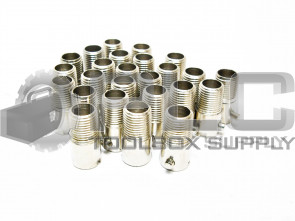 LOT OF 25 NEW 705-0.88 BAYONET ADAPTER FITTING 1/8" NPT; 7/8" FOR BAYONET SENSOR