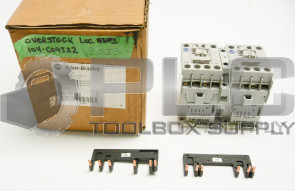 NEW ALLEN BRADLEY 104-C09J22 /B REVERSING CONTACTOR 