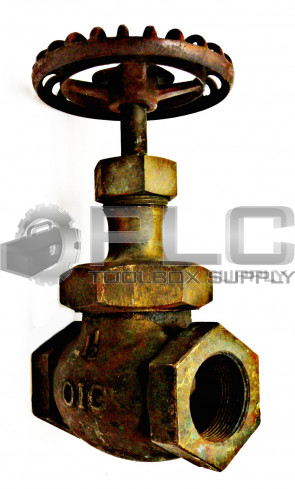 NEW GLOBE VALVE SIZE 1-1/2" 200 WSP 400 WOG