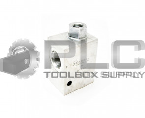 NEW SUN HYDRAULICS IAM LINE MOUNT MANIFOLD w/ DFEA 8DN VALVE CARTRIDGE 
