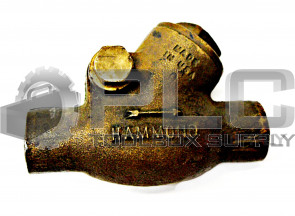 HAMMOND BRONZE CHECK VALVE 125 WSP 200 WOG 3/4" NPT