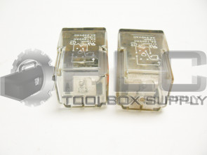 LOT OF 2 POTTER & BRUMFIELD KRPA-5AY-120V  RELAY  
