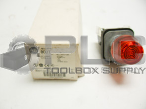 NEW ALLEN BRADLEY 800T-QH10A PILOT LIGHT AMBER  *READ*