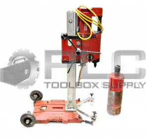 HILTI DD-250E DIAMOND CORE DRILL w/ STAND & 6" CORE BIT