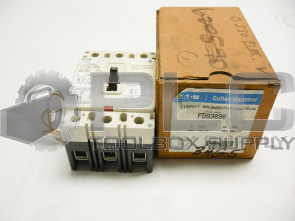 NEW EATON FDB3090 CIRCUIT BREAKER 3 POLE 90 AMP 600 VAC 