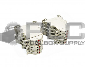 LOT OF 10 WEIDMULLER WSI 6 FUSE TERMINAL BLOCK 6.3AMP 250V WSI-6 WSI6