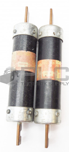 LOT OF 2 BUSSMANN FRS-R-200 FUSETRON DUAL ELEMENT TIME DELAY CLASS RK5 FUSE 600V