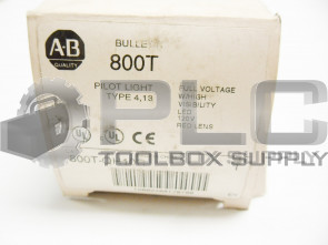NEW ALLEN BRALDEY 800T-QH10R / T PILOT LIGHT RED 