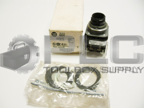 NEW ALLEN BRADLEY 800T-QAH10C /T PUSH BUTTON CLEAR MISSING LENS *READ*