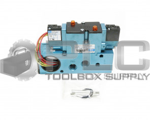 NEW MAC 82A-GC-CKA-TM-DAAP-1DA VALVE w/ TM-DAAJ-DA SOLENOID & 82A-0A-CKA SUBBASE