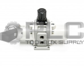 NEW SMC VBA10A-T02-Z BOOSTER REGULATOR 1/4" NPTF IN: 15~145PSI OUT: 290PSI